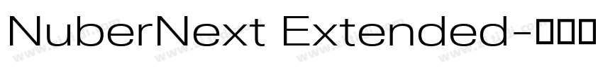 NuberNext Extended字体转换